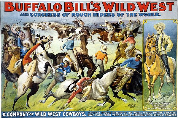 Buffalo Bill Cody Wild West Show Poster  