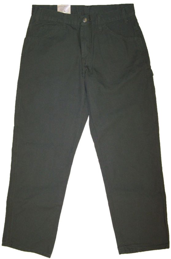 Dickies Mens Carpenter Jeans Relaxed Fit Moss Green NWT  