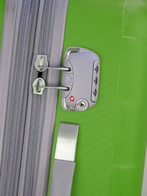 Heys USA Cubis 3 Piece Hardside Luggage Set   Neon Lime   Free 