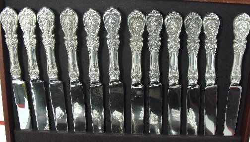 FRANCIS I Sterling Silver PLACE SERVICE For 12x8, 96 Pieces, No 