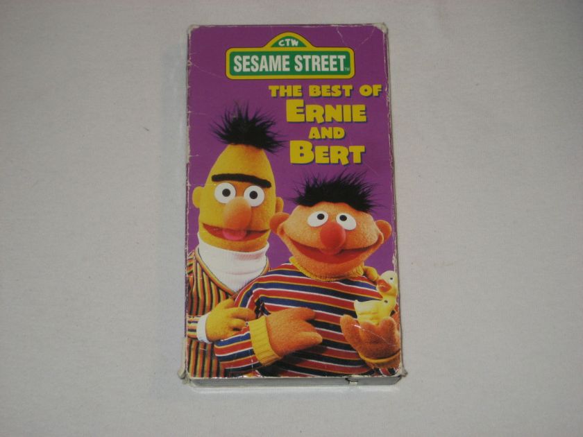 Sesame Street   The Best of Ernie and Bert (VHS, 1988) OOP 