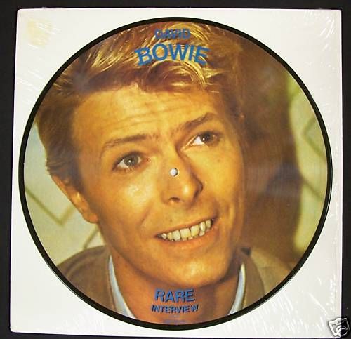 DAVID BOWIE Rare Swedish Interview PICTURE DISC 1984 LP  