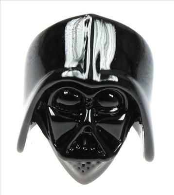 Star Wars Darth Vader Helmet Skull Black Ring Size 7  