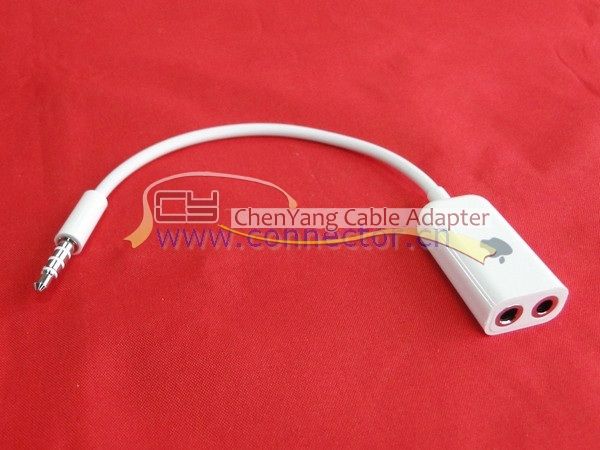 WH Apple iPod iPhone iPad 3.5 Headphone Splitter Cable  
