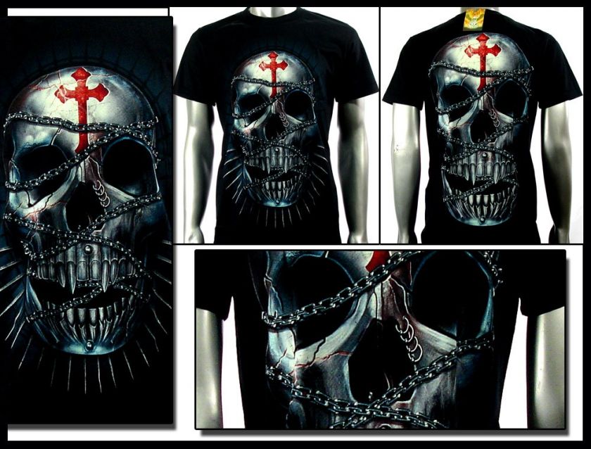 Rock Eagle T Shirt Biker Punk Tattoo RE20 Sz M L XL XXL Heavy Metal 