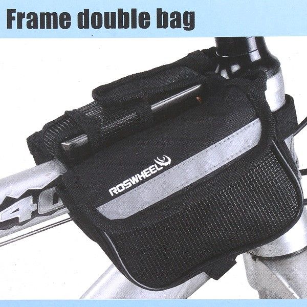 Bicycle Bike Cycling Sport Frame Front Tube Double Side Seat Bag 