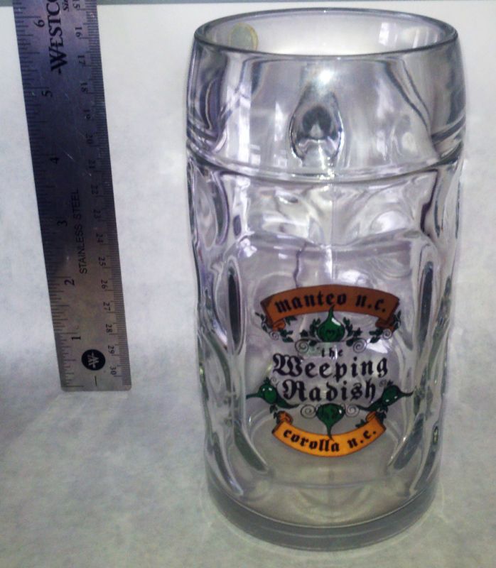 The Weeping Radish Beer Collectors Glass Mug  