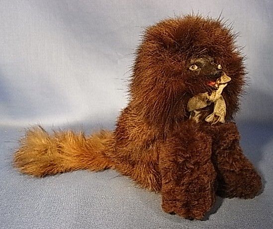 POMERANIAN DOG FRENCH DOLL ACCESSORIES ANTIQUE 1920 R1  