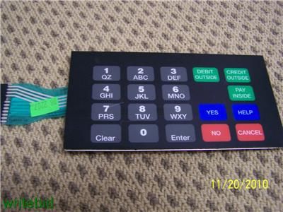 Esco GAS PUMP Keypad Assembly & Display. Credit Card  