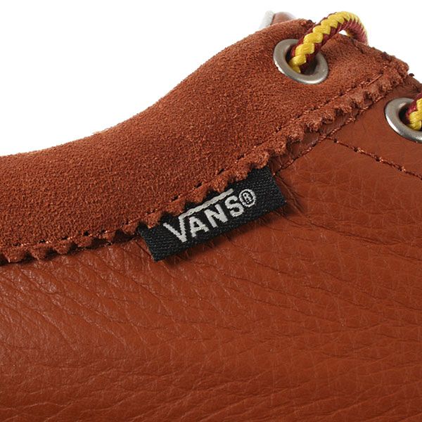 RARE VANS 106 MOC LEATHER BROWN SKATE SHOES BOAT SNEAKERS ALL SIZES 