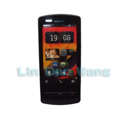 Black Leather Case Cover Pouch + LCD Screen Protector Film For Nokia 
