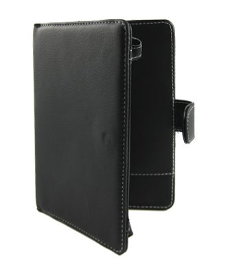 BLACK LEATHER CASE COVER WALLET FOR  KINDLE 4 LATEST GENERATION 