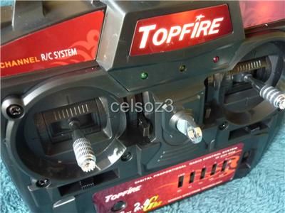 Radio System Top Fire 4ch 2.4ghz RX / TX Mode 1 Mode 2  