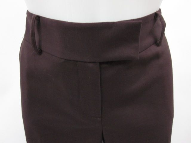 LAUNDRY BY SHELLI SEGAL Maroon Straight Leg Pants Sz 8  