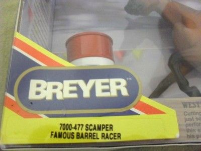 Breyer Horse Scamper Famous Barrel Racer New in Box  