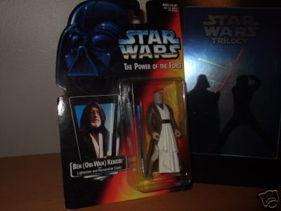 Star Wars POTF Ben Obi Wan Kenobi Orange 1995 Kenner  