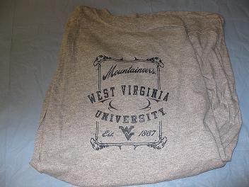 West Virginia University Mountaineers Shirt Large or medium Lot of 6 