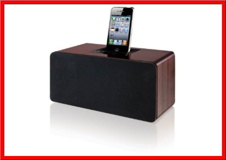 iLive 2.1 Channel Powered SPEAKER System Subwoofer Dock iPhone iPod 