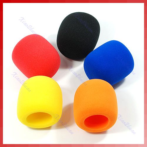 Color Microphone Grill Foam Cover Audio Mic Shield  